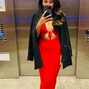 Babyboo Red Maxi Dress